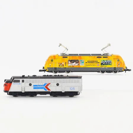Märklin mini-club 2 lok, nr 8862 och 88681, Z-skala, i originalkartonger, ej funktionstestade