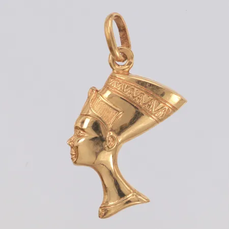 Hänge Nefertiti, längd 30mm, bredd 14,8mm, 18K Vikt: 2,3 g