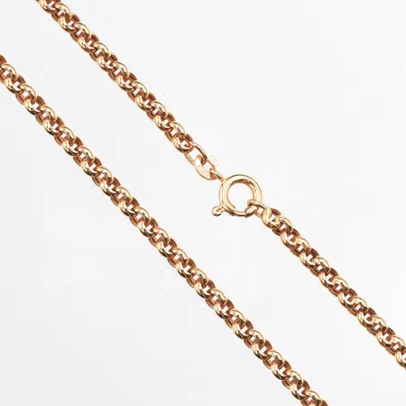 Collier, längd 55cm, bredd 3,1mm, 18K. Vikt: 11,2 g