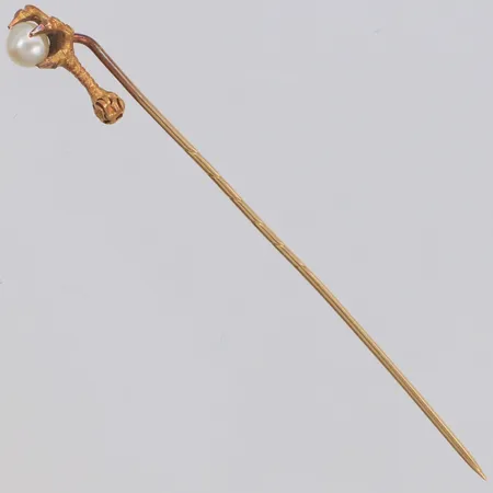 Nål med pärla, 70mm, 1921, 18K Vikt: 2 g