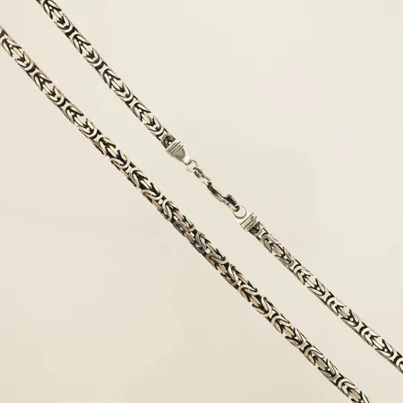 Kedja Kejsar längd 50,5cm bredd 5,1mm GHA 925/1000 silver Vikt: 59,5 g