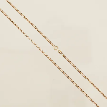 Kedja Ankar längd 49,5cm bredd 2,7mm 14K Vikt: 2,3 g