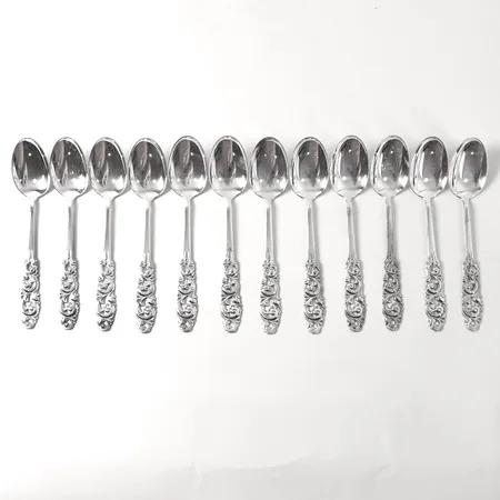 Tolv matskedar norsk modell längd 18,5cm, Mylius Norway, silver 830/1000 Vikt: 471,1 g
