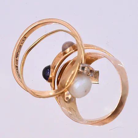Hänge stl:19x11 mm 14K. Vikt: 0,6 g