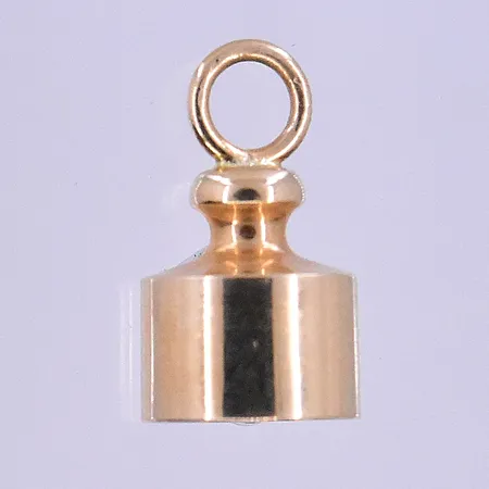 Hänge med pärla stl:20x9 mm 18K. Vikt: 1 g