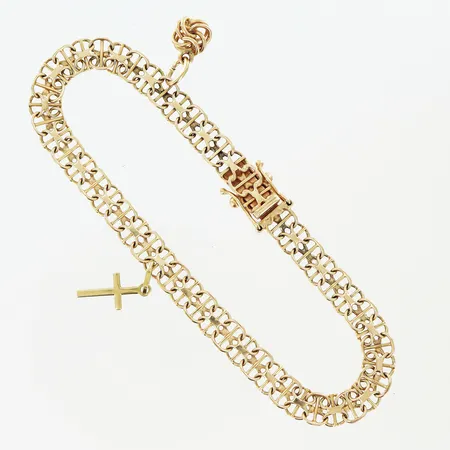 Collier doserad Bismarck längd 43cm, bredd 5-10mm, GHA, silver 925/1000 Vikt: 21,7 g