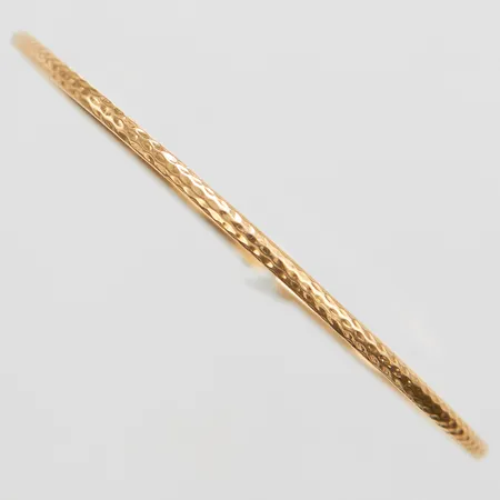 Stel armring med mönsterdekor, Ø67mm, bredd 2,5mm, G Dahlgren & Co, år 1924, något skev, 18K 10,9g Vikt: 10,9 g