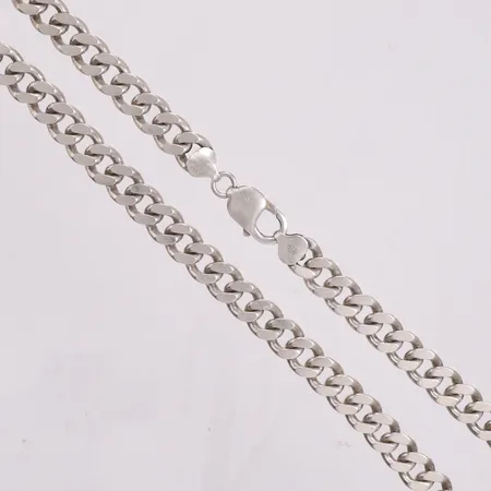 Kedja Pansar längd 46cm bredd 9,3mm silver 925/1000 Vikt: 76 g