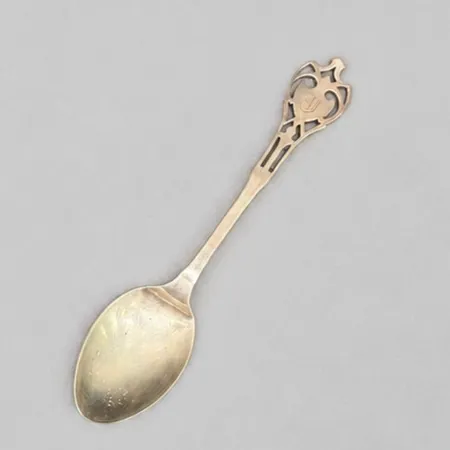 Sked längd ca 15cm, gravyr, silver 925/1000 Vikt: 21,2 g