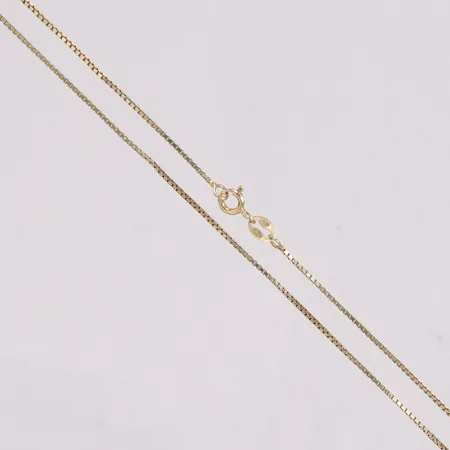 Kedja Venezia längd 45cm bredd 1mm 18K Vikt: 2,2 g