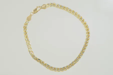 Armband längd 21,5 cm bredd 4 mm, 18K   Vikt: 6,5 g