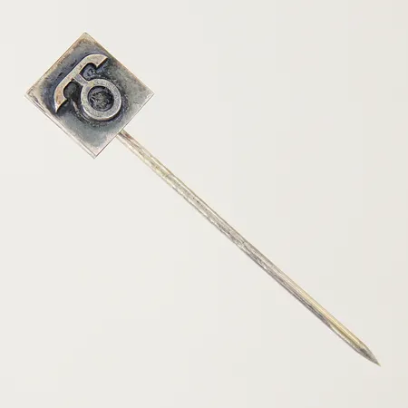 Kravattnål 10,3 x 10,3mm 14K Vikt: 1,8 g