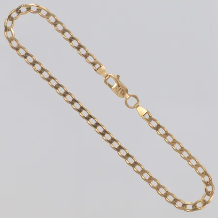 Armband manglad Pansar längd 18cm, bredd 3mm, Balestra, 18K Vikt: 3,6 g