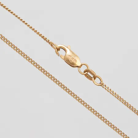 Kedja Pansar längd 48cm, bredd 1,3mm, Balestra, italienska stämplar, importstämpel, 18K Vikt: 4,0g Vikt: 4 g