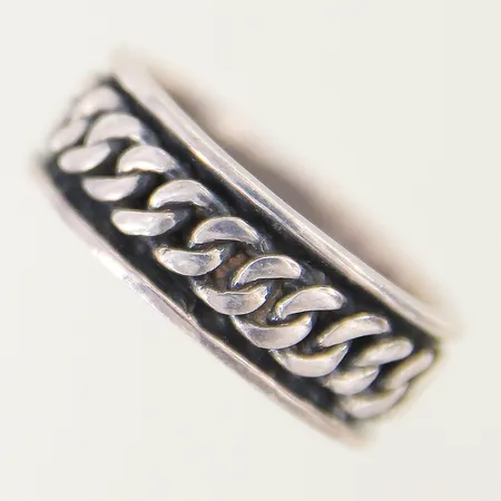 Ring stl:22 bredd 17,5mm silver 925/1000 Vikt: 15,1 g