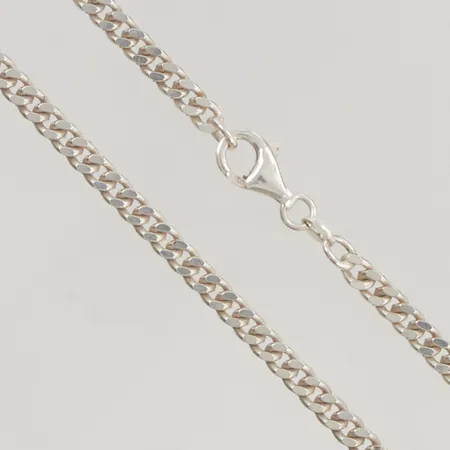 Kedja pansar 45cm bredd 4mm 925/1000 Silver 20,3g.