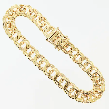 Örhängen creoler 18x14mm ihålig 18K Vikt: 1,7 g