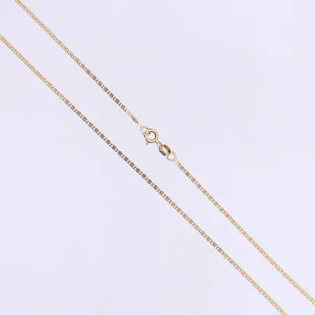 Halskedja Balestra irrgång längd 38cm, bredd 1,5mm, 18K Vikt: 3,2 g