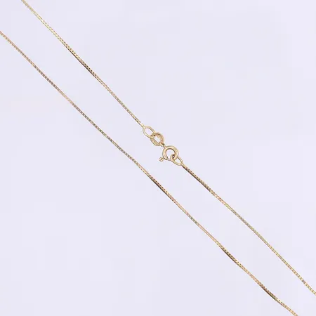 Halskedja venezia 36cm bredd 1mm 18K  Vikt: 2,2 g