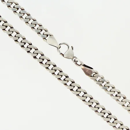 Hänge krucifix 29x12mm vit/gulguld skev ögla 18K.  Vikt: 1,2 g