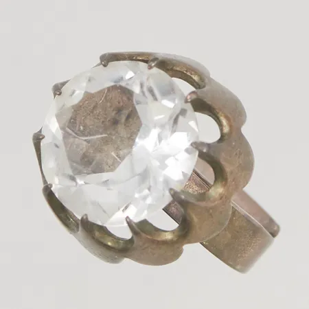 Ring stl:17 justerbar storlek, Swedesign, 925/1000 Silver 5,4g.