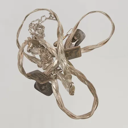 Ring Erik Granit & Co stl:16¼ bredd 19mm, bergkristall, 925/1000 Silver 10,2g.
