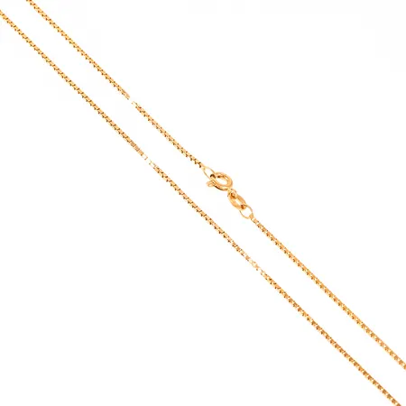 Collier bismarck längd 44 cm bredd 3,4 - 6,5 mm 18K 11,4g.
