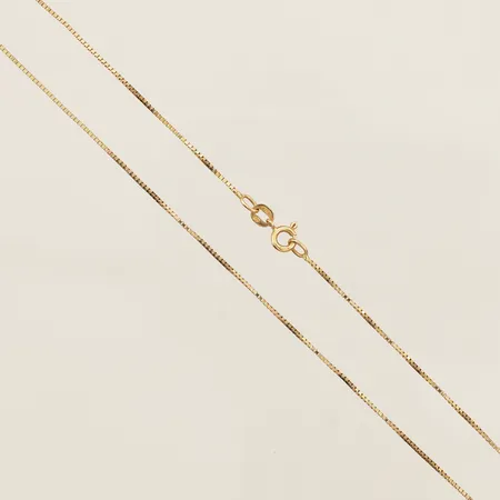 Kedja Venezia längd 37,5cm bredd 0,8mm Balestra 18K Vikt: 2,3 g