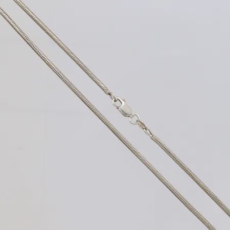 Kedja Ormlänk 50,5cm, bredd 2mm, 925/1000 silver Vikt: 14 g