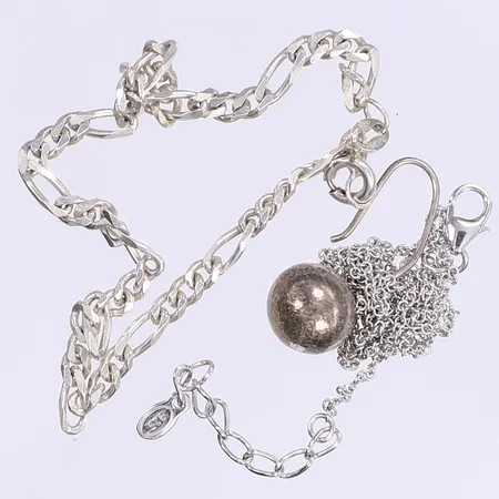 Diverse silver defekt 925/1000 Vikt: 7,5 g