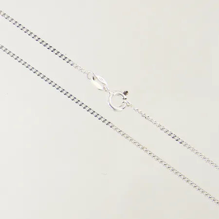Kedja Pansar längd 40,5cm bredd 1,9mm vitguld 18K Vikt: 5,5 g