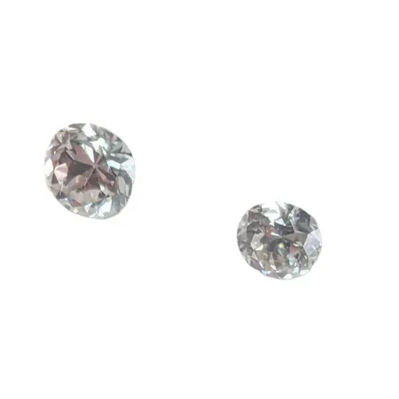 Diamanter 2 stycken gammalslipade 0.22ct + 0.13ct, kvalitet H-I / VS, Vikt: 0 g