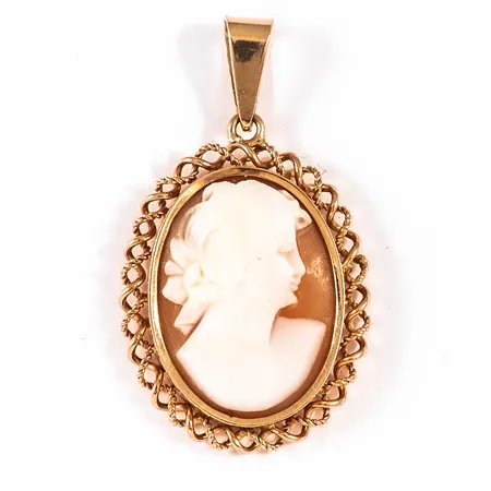 Collier med dekor av kula och knutar längd 43cm bredd 1,9-11mm, 18K 8,4g.