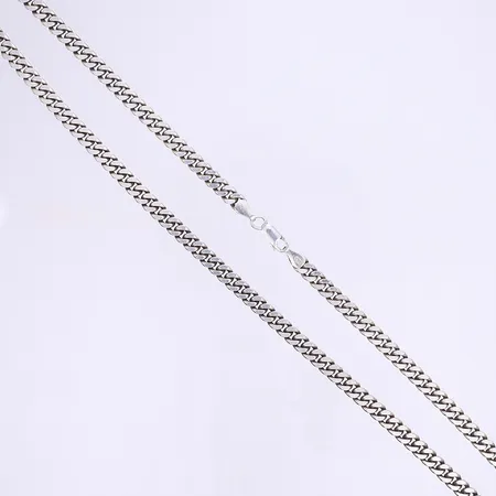 Halskedja pansar 61cm bredd 6mm silver 925/1000 Vikt: 49,3 g