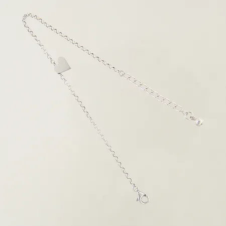 Armband Ormlänk med kulor längd 18,5cm bredd 0,9 - 3,5mm viss ojämnhet silver 925/1000 Vikt: 2,3 g