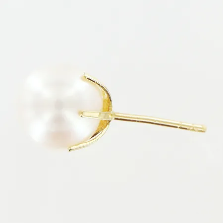 Hänge vita stenar 16x6mm 18K.  Vikt: 0,2 g