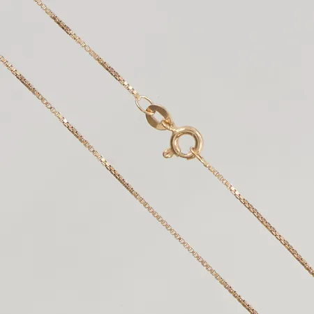 Kedja pansar 42cm bredd 1mm 18K 303g.