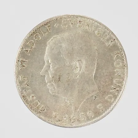 Jubileumsmynt 1959 Svenska Folkets Lagbundna Frihet 40% silver Vikt: 18 g