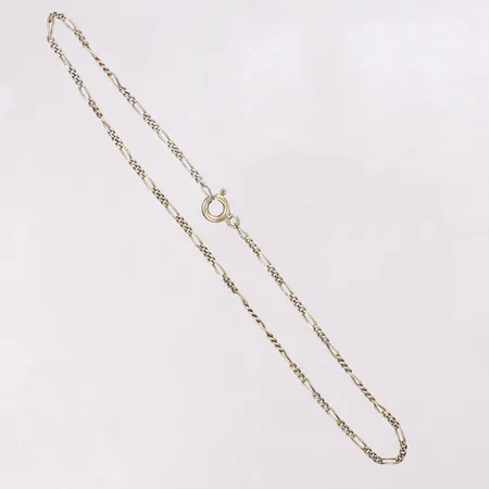 Vristlänk längd 25cm, bredd 1,7mm, skevheter, silver 925/1000 Vikt: 1,6 g