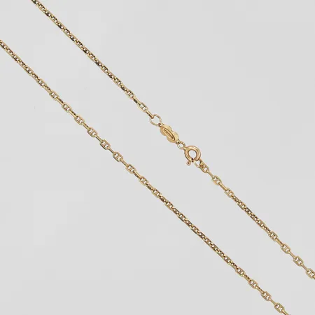 Kedja längd ca 48cm bredd ca 2mm 14K Vikt: 5,9 g