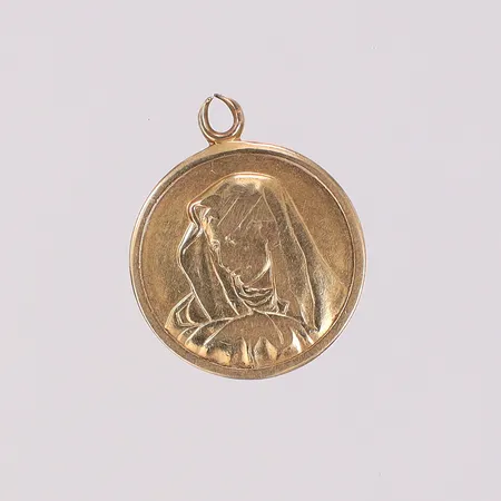 Hänge defekt, höjd 14,6mm bredd 12mm, 18K Vikt: 1,3 g