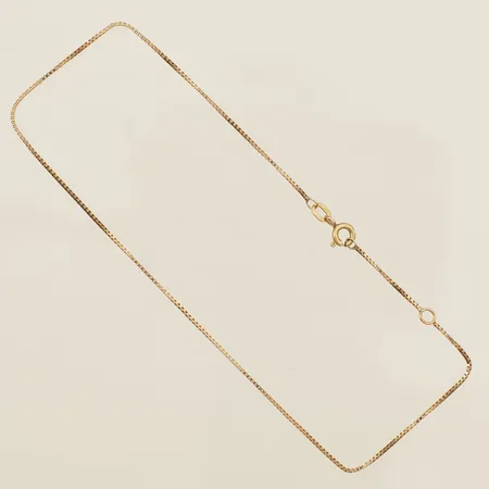 Vristlänk Venezia längd 25-27cm, bredd 0,8mm GHA 9K  Vikt: 1,1 g