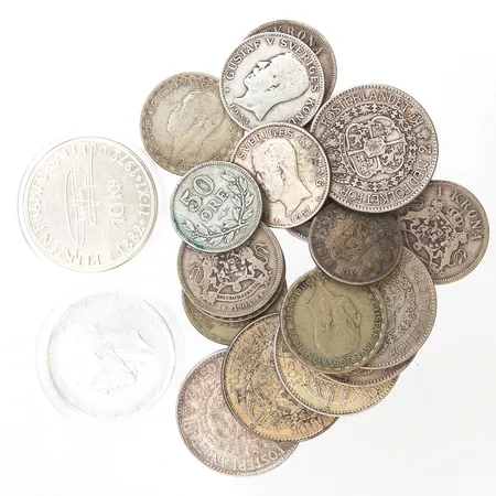 Cirkulationsmynt, 800/1000 silver.  Vikt: 211,8 g