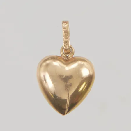 Örhängen "hjärtan" 45mm något skeva, 18K 2,9g.