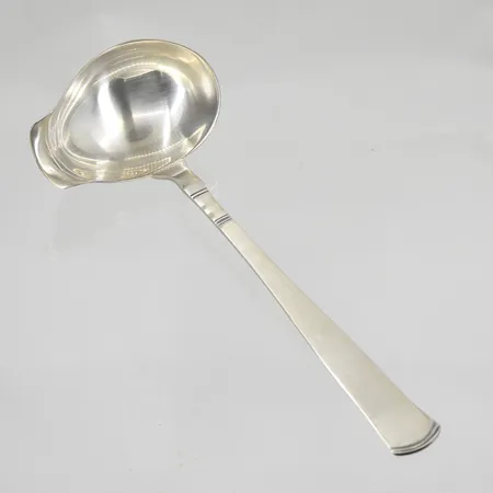 Soppslev GAB längd 17cm, tillverkad T10/1993, silver 830/1000. Vikt: 47,7 g