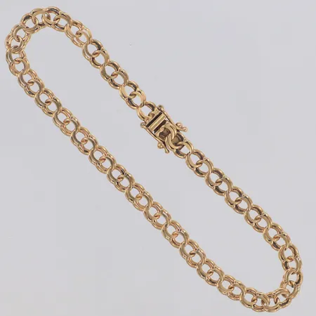 Armband Bismarck, 21cm, bredd 5mm, 18K Vikt: 8,6 g