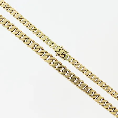 Kedja Kejsarlänk längd 64,5cm bredd 6,5mm 14K.  Vikt: 188,8 g