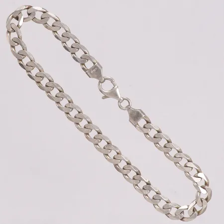 Armband Pansar längd 22,5cm bredd 6,5mm silver 925/1000 Vikt: 14 g