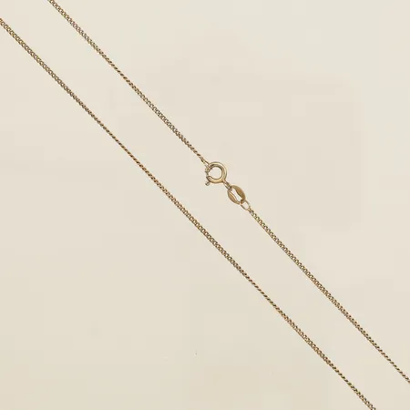 Kedja Pansar längd 48,5cm, bredd 1,3mm förgyllt silver 925/1000 Vikt: 2,5 g