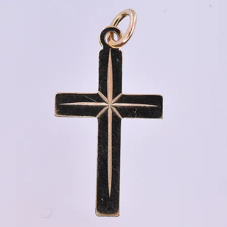 Hänge A stl:17x12 mm 18K. Vikt: 0,3 g